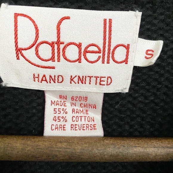 Vintage Ugly Christmas Tree Bear Bobble Hand Knit Sweater - Picture 2 of 11